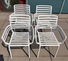 Set di 4 sedie da giardino