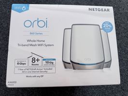 Netgear Orbi Mesh System RBK863S WiFi 6 NEU