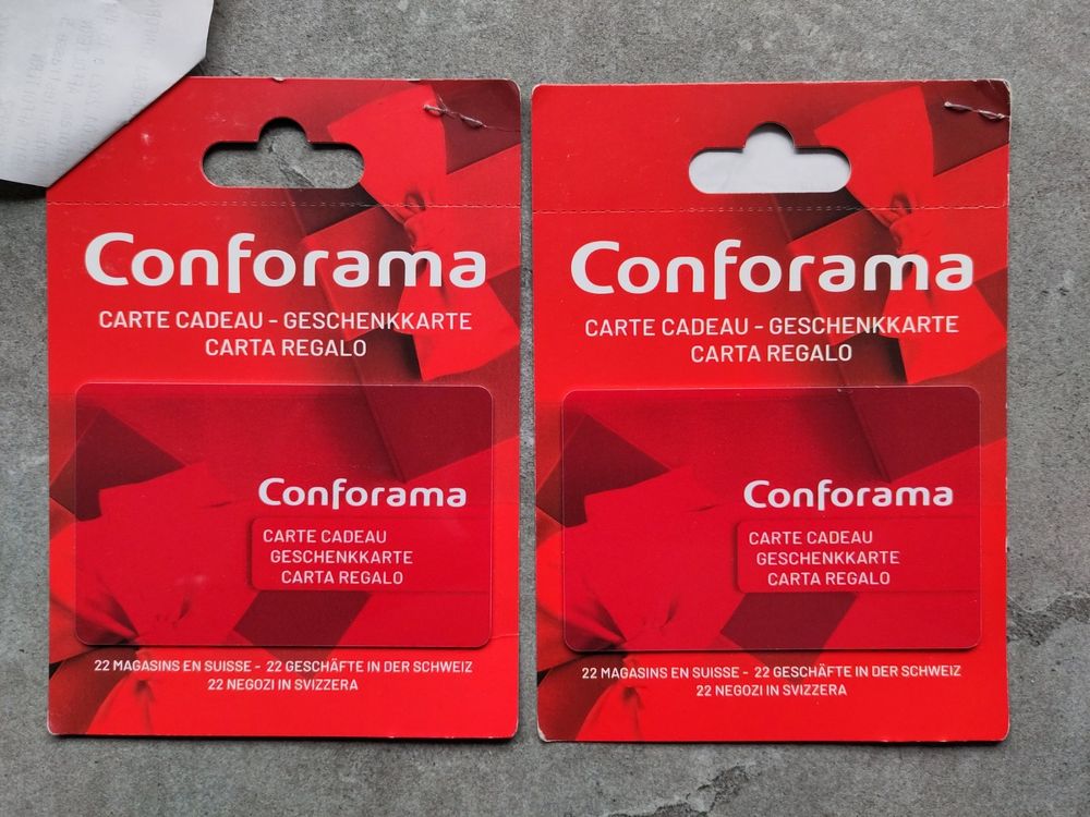 Conforama Gutschein / Carte Cadeau 100. Kaufen auf Ricardo