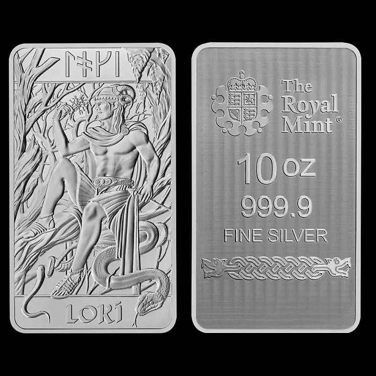 Alle Münzen: 10 OZ Silberbarren Loki – Neu und originalverpackt aus Diepoldsau von Unique-Coins