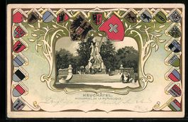 Passepartout-Lithographie Neuchâtel, Mo
