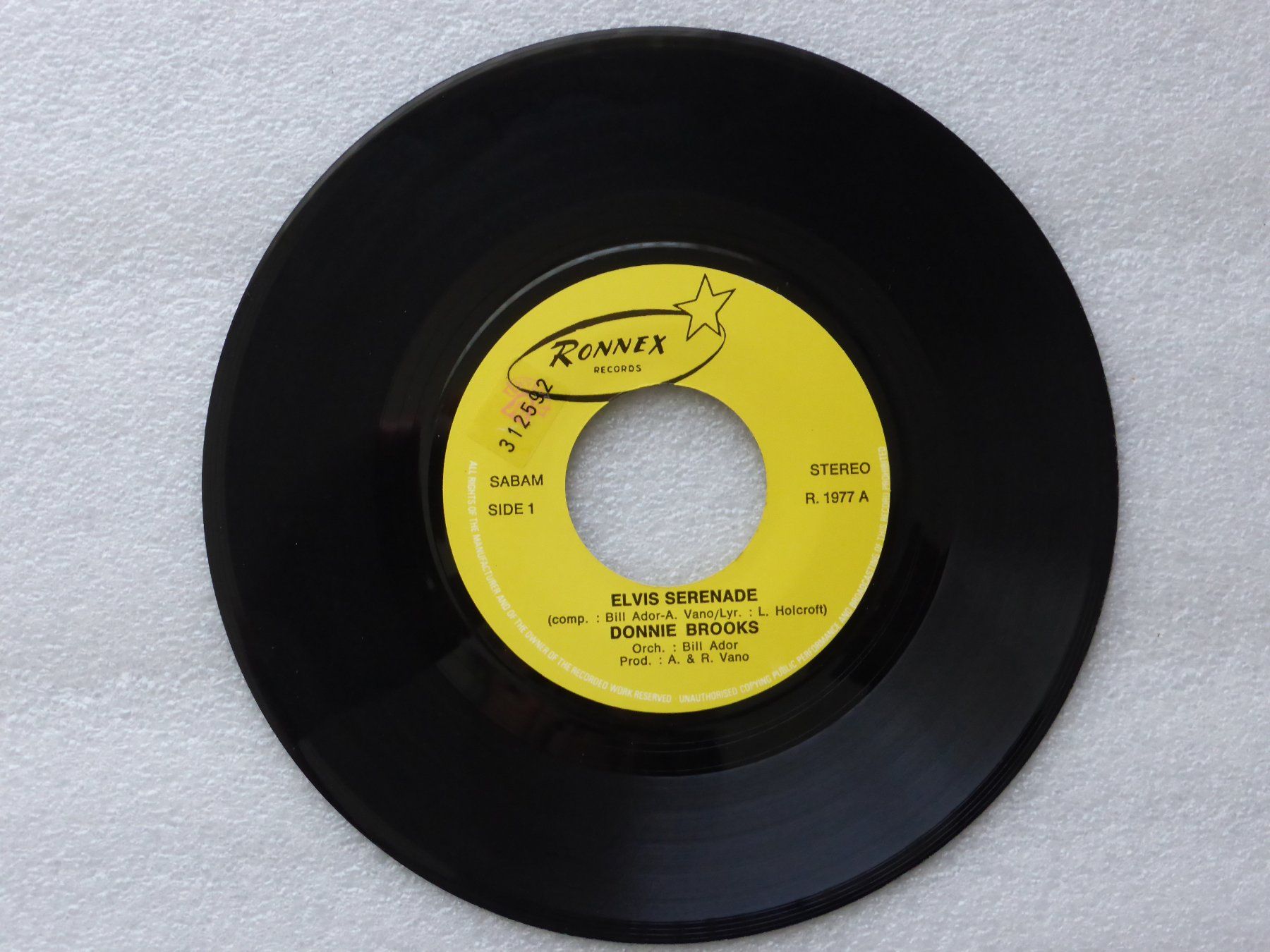 Vinyles: Vinyl Single   DONNIE BROOKS – D'occasion à Küssnacht am Rigi par Mondkinder 1