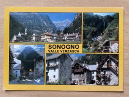 Postkarte Sonogno Valle Verzasca Tessin