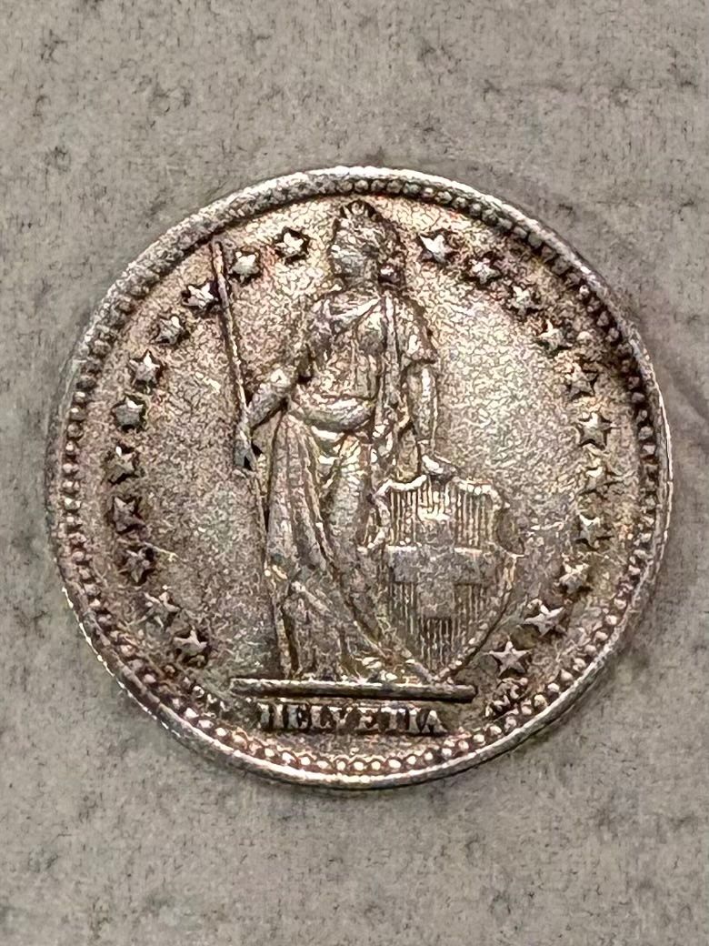 Tutti le monete: 2.- Silbermünze 1941 – Usato da Maisprach venduto da Lls1 3