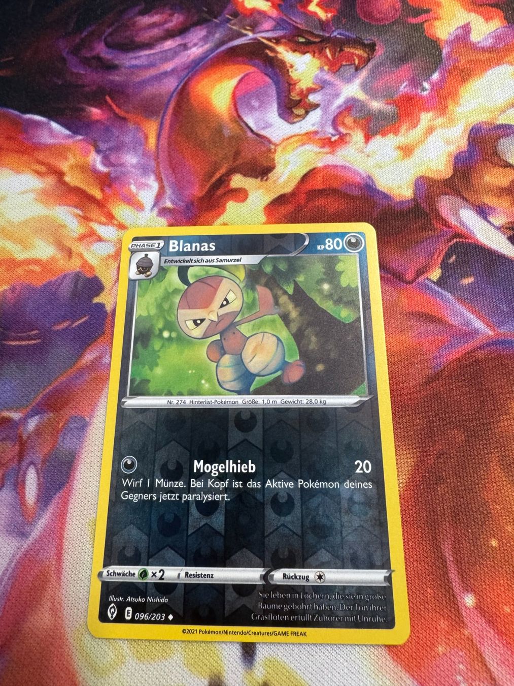 Pokémon Carte collezionabili: Blanas (EVS 096) / Reverse Holo / Drachenwandel – Nuovo (secondo la descrizione) da Bülach venduto da CherryBlu