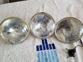 3 alte Scheinwerfer Oldtimer