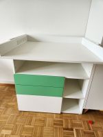 Table à langer IKEA SMASTAD blanc/vert 90x79x100