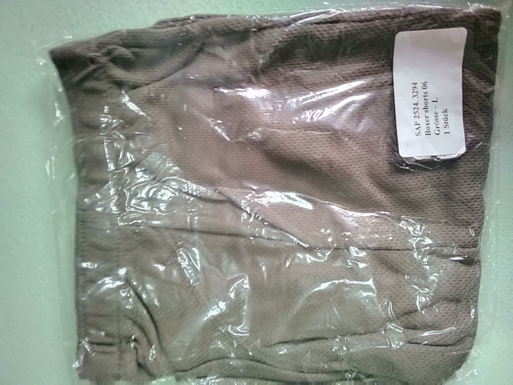 Schweizer Armee Uniformi: Boxer shorts 06 - Layer 1 - Olive, Gr. L – Usato da Horgen venduto da mar_8rbw