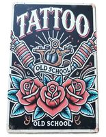 TATTOO - Blechschild  (neu, OVP)