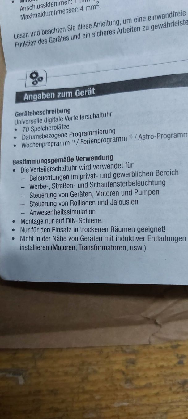 Componenti elettronici: Schaltuhr Grässlin – Usato da Tägerwilen venduto da Otuan 5