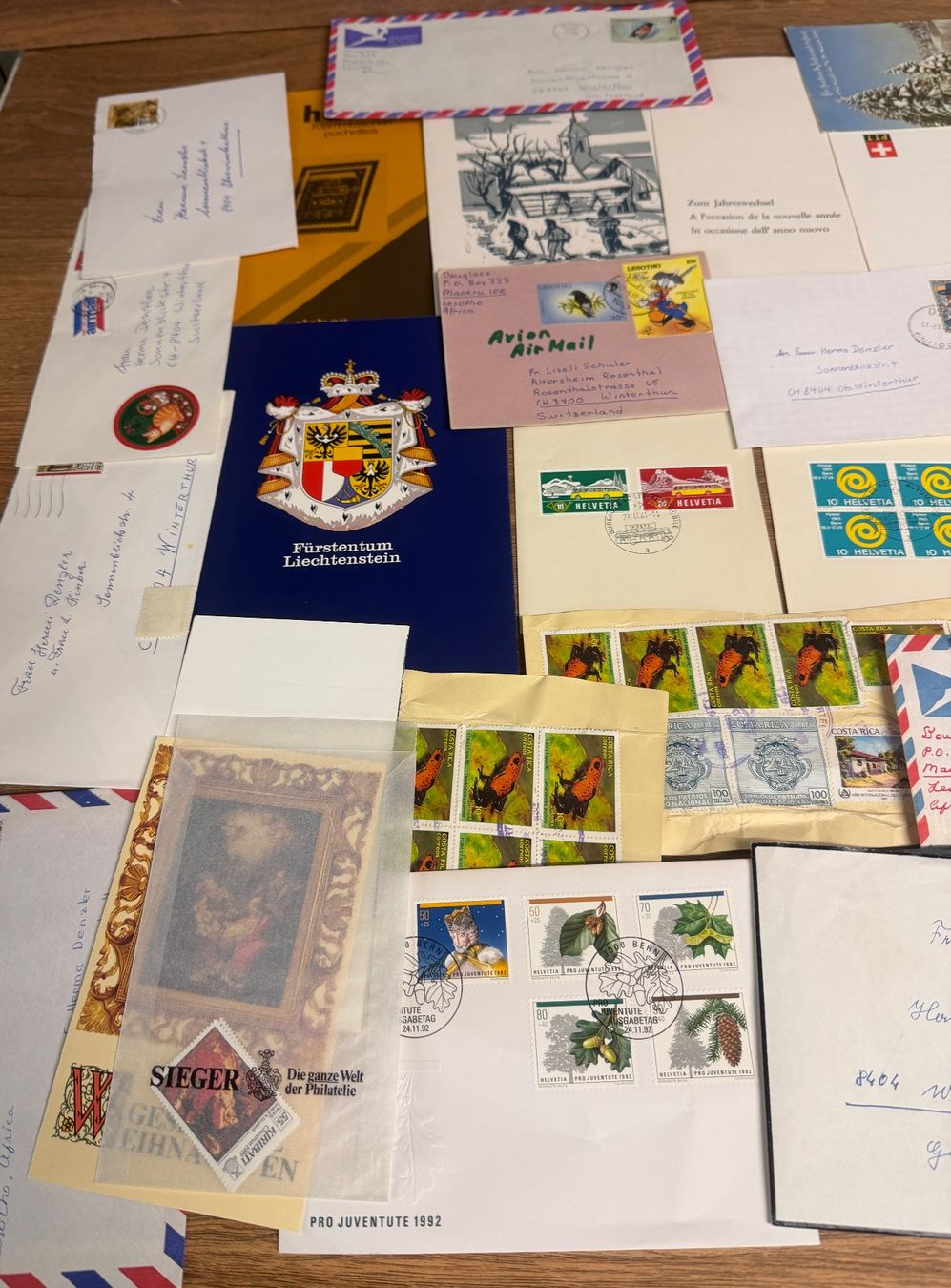 Tutti i francobolli: Briefmarken-Sammlung, gestempelt, Schweiz, Herbst-Schnäpp... – Usato da Nussbaumen AG venduto da olitech5415 1