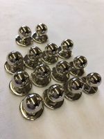 14er Satz Steckknöpfe Silver