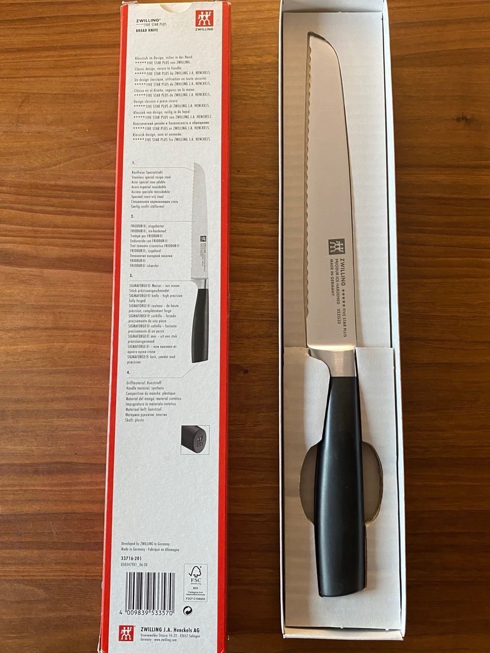 Zwilling Coltelli da cucina: Zwilling 5 Sterne Plus Brotmesser NEU – Nuovo e nell'imballaggio originale da Meggen venduto da Prkz77 1