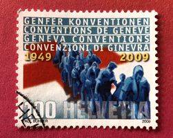 Nr.1328 Genfer Konvention Sondermarken GESTEMPELT 2009   