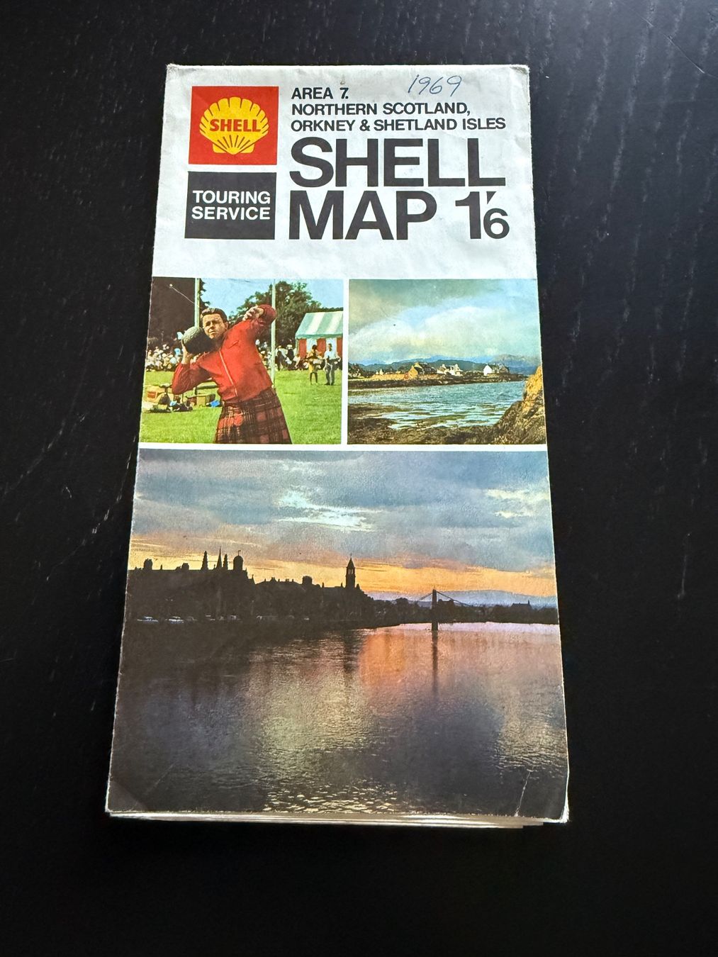 Landkarten & Atlanten: Shell Karte 16 - Schottland, Orkney 1969 - Oldtimer! – Gebraucht aus Erstfeld von Mario_boe0