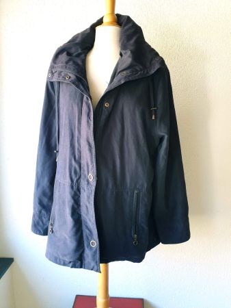 JACKE KINGFIELD 46 XL BLAU MANTEL,  TOP ZU HOSE SCHUHE HUT