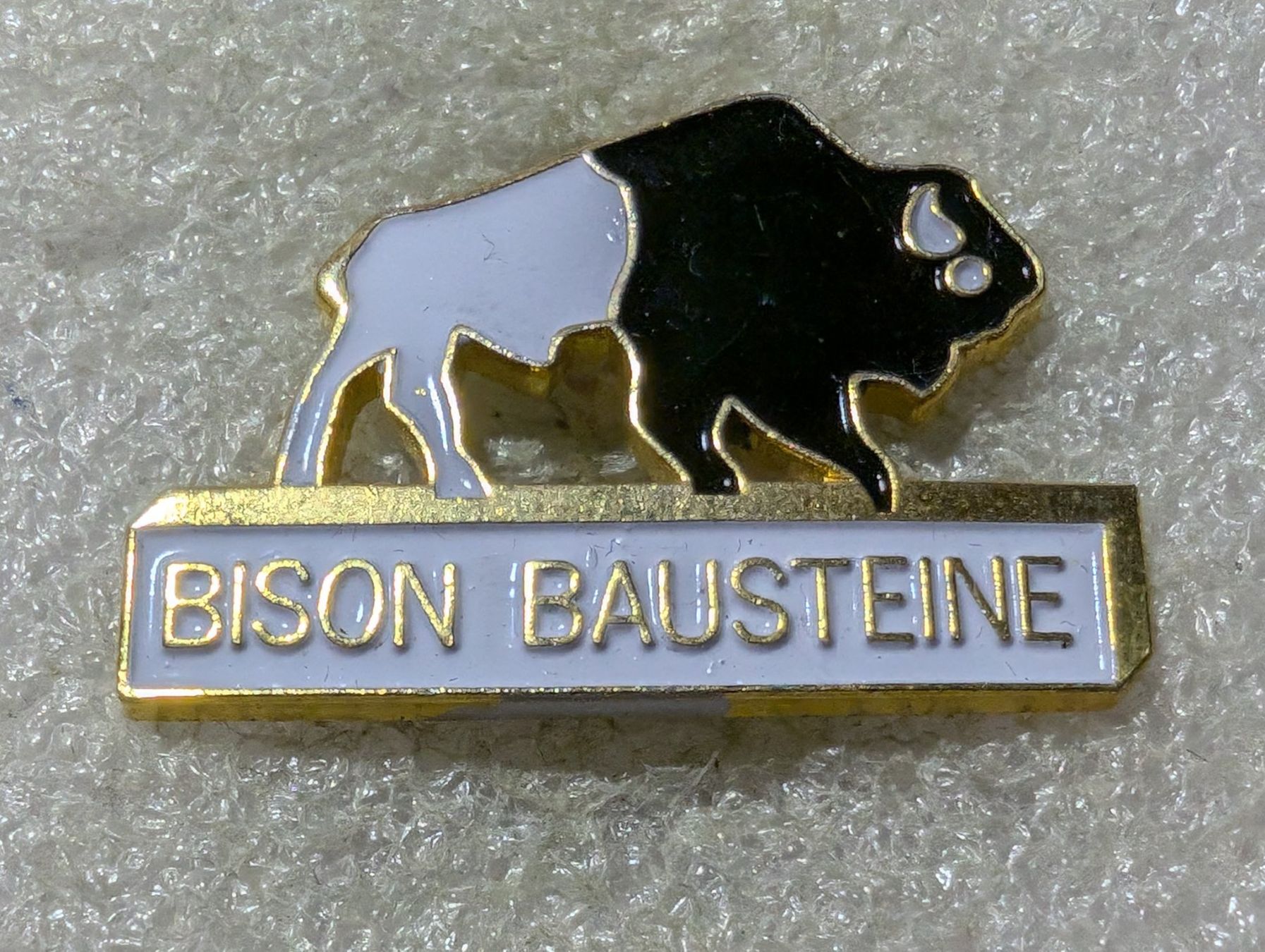 Placchette & Badge: Ansteckpin 162: Bison Bausteine – Usato da Oppligen venduto da Pin-Fall-Shop