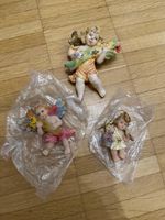Angioletti decorativi vintage, set di 3 pezzi da collezione