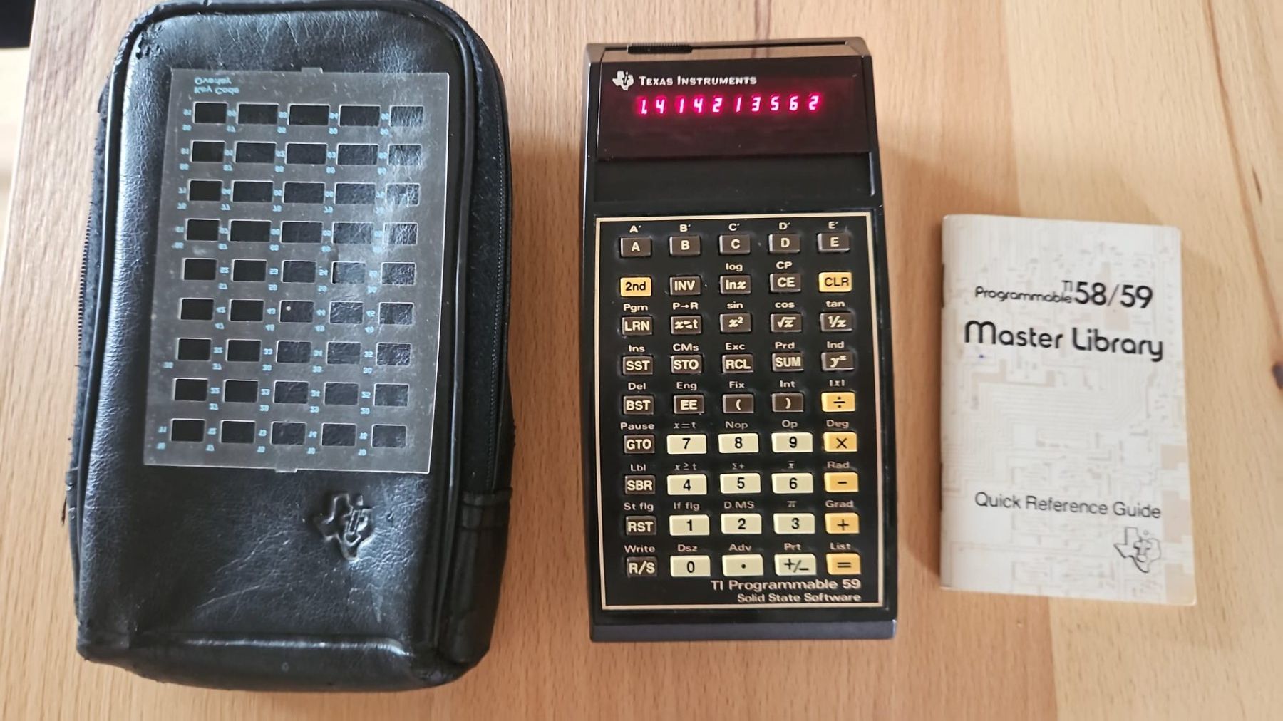 Texas Instruments Calcolatrici tascabili: TI-59, Master Lib Modul,Texas Instruments,Standard Batterien – Usato da Mauren TG venduto da nochbilligerjakob 9
