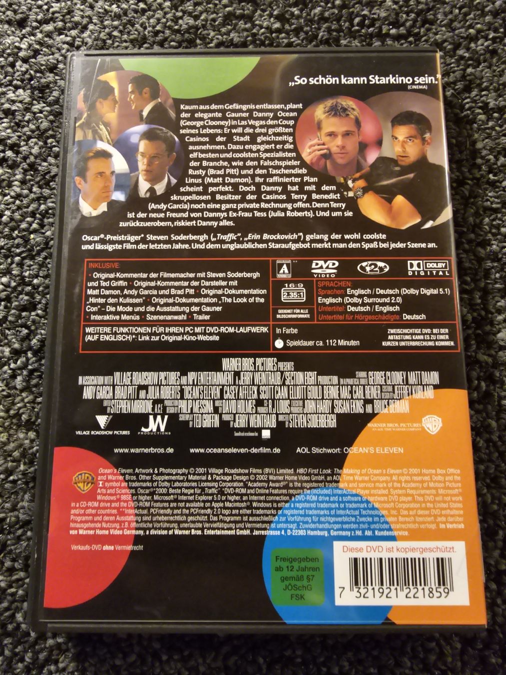 Tutti i DVDs: Ocean's Eleven DVD (18909) – Usato da Ruswil venduto da jan_bxl5 1