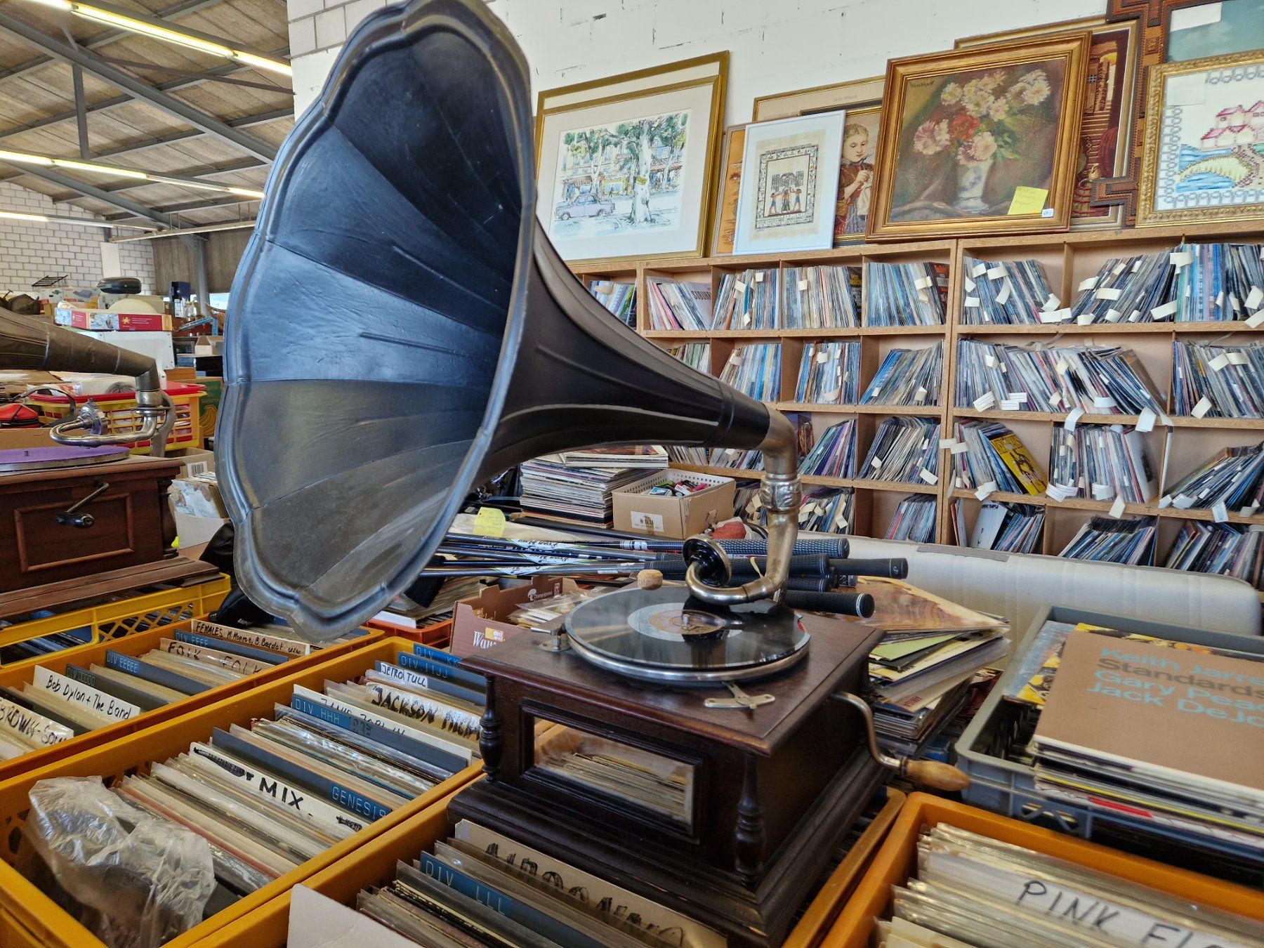 Giradischi: Trichter Grammophone  mit Kurbel – Usato da Wädenswil venduto da tome70 4