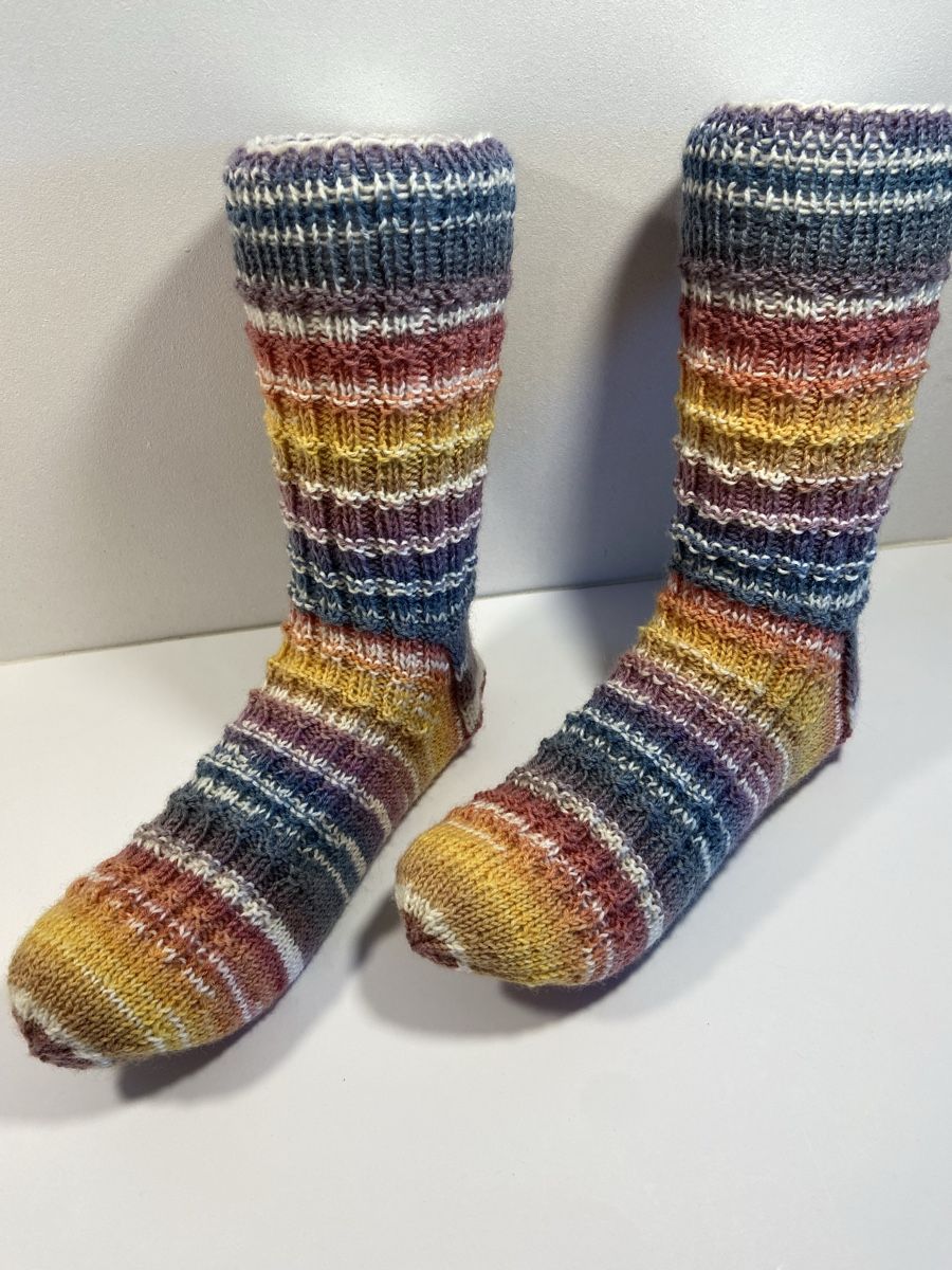 Chaussettes: Socken handgestrickt Gr. 38/39 – Neuf avec emballage d'origine à Grosshöchstetten par Maschenshop 1