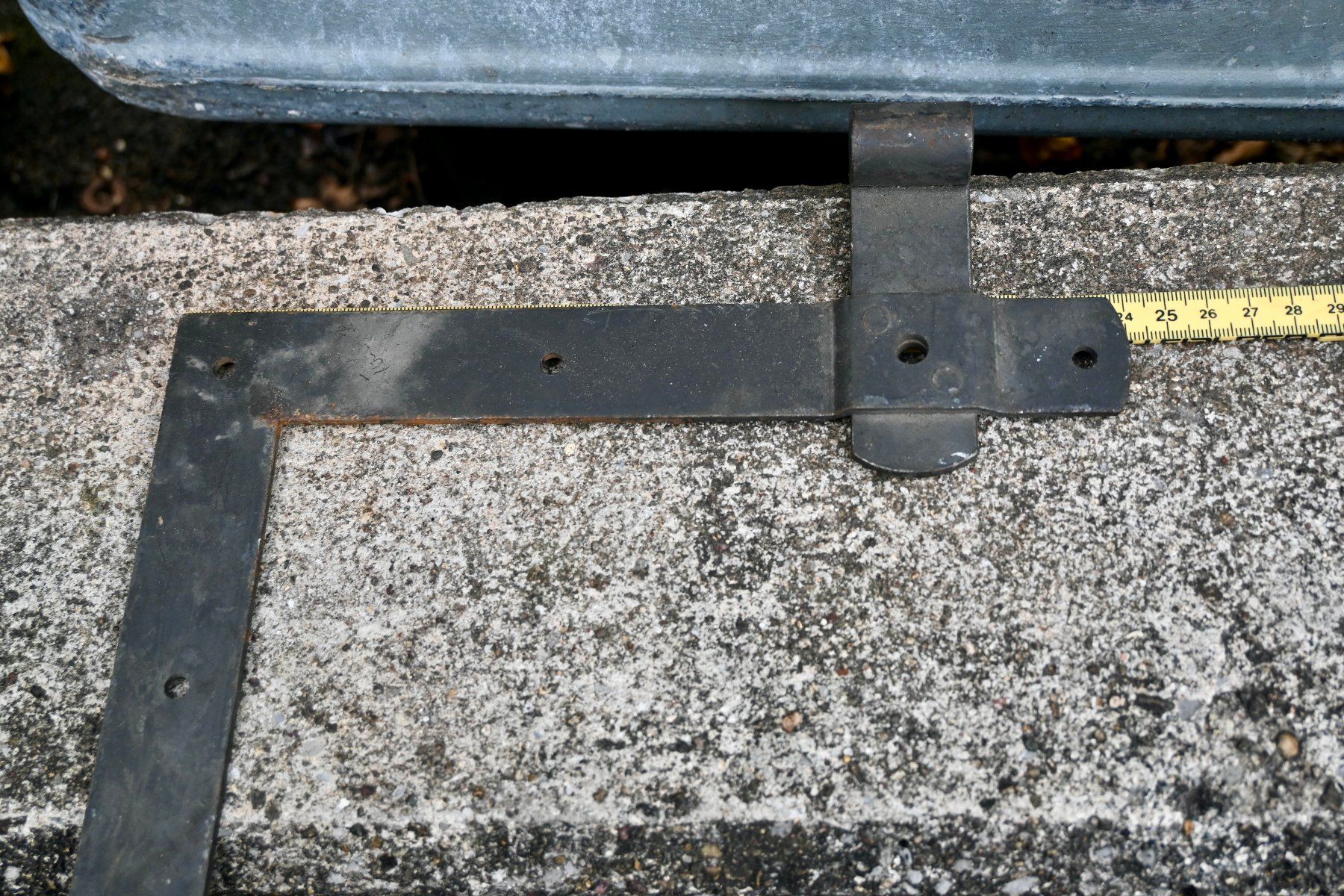 Ferramenta: 2 alte Türwinkelbänder  20 x 24 cm – Usato da Pfaffhausen venduto da mono_rec 6