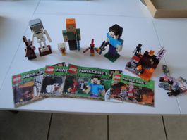 Lego Minecraft BigFig Serie 1 komplett rar + 21139 + diverse