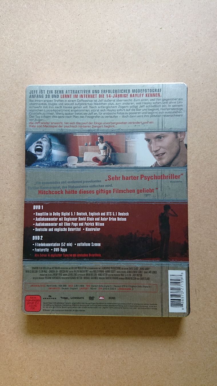 Tutti i DVDs: Hard Candy Steelbook DVD - 2 Disc Set -  – Usato da Chur venduto da FreakofRarity 1