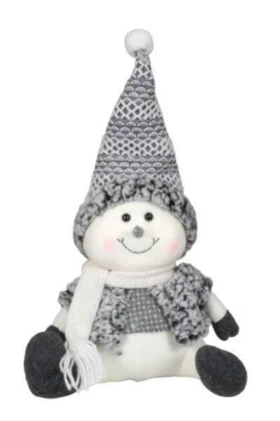 Tutte le decorazioni: Schneemann 28cm mit Zipfelmütze – Nuovo e nell'imballaggio originale da Birmensdorf ZH venduto da RehliAllerlei