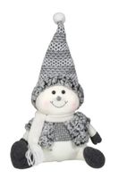 Schneemann 28cm mit Zipfelmütze