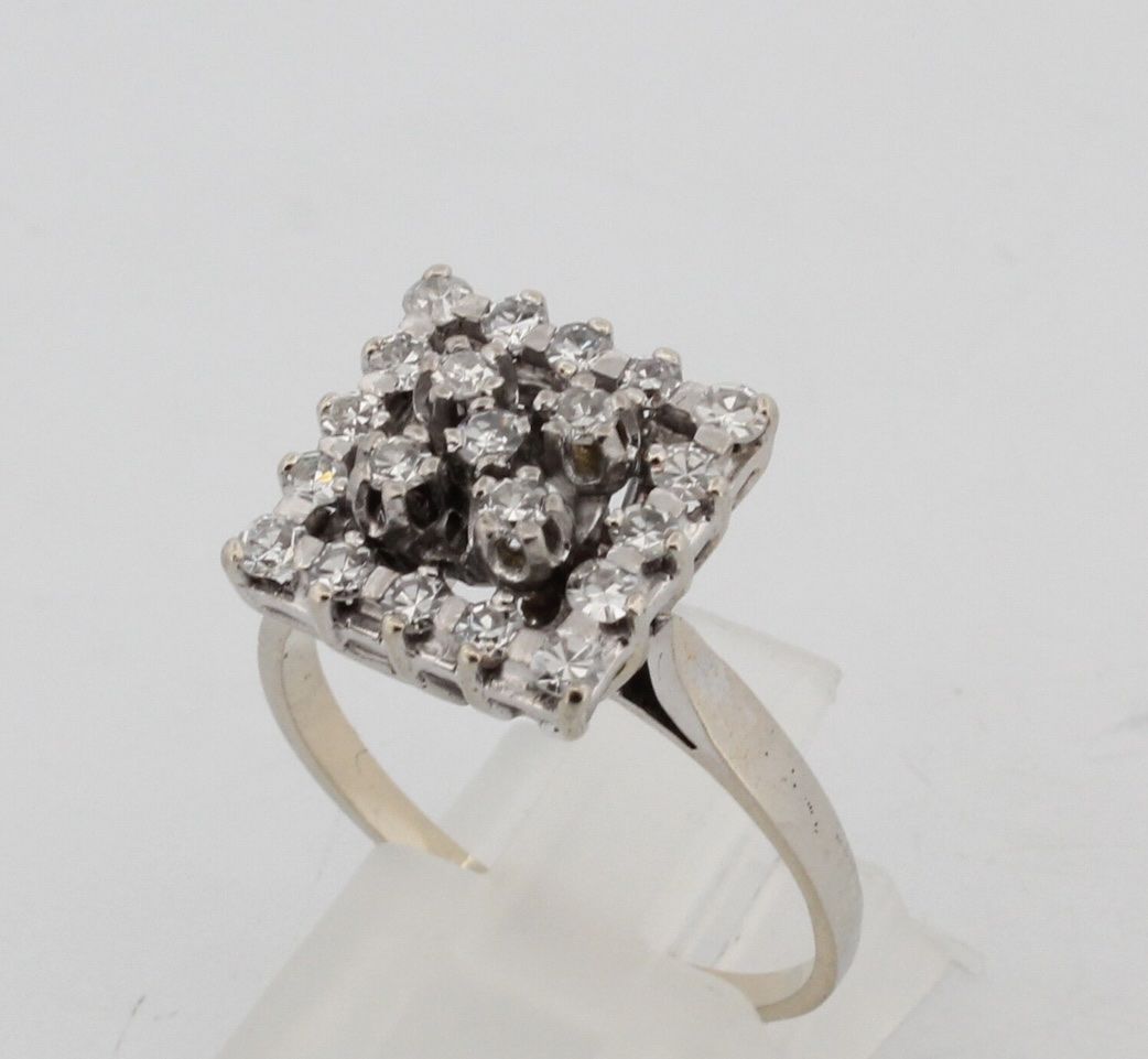 Anelli: 18K Gold Diamond Ring 4.89 g size 60 – Usato da Cham venduto da ppl_8lbl 1