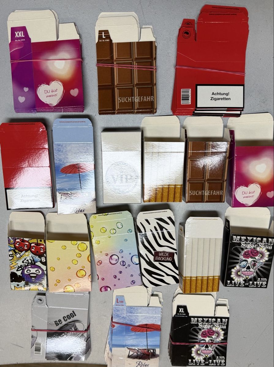 Sonstige Tabakwaren: Diverse Zigaretten Etuis Sammlung, Neu – Neu und originalverpackt aus Interlaken von Skandalpreis 2