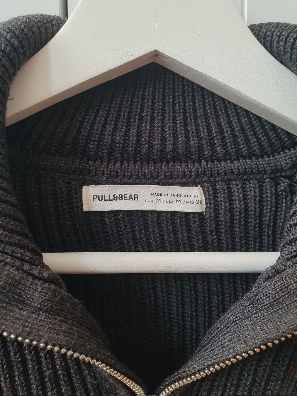 Pull&Bear Maglioni & Felpe: Strickpullover mit Reissverschluss Half-Zip grau S/M – Nuovo (secondo la descrizione) da Wetzikon ZH venduto da FundusFuchs 3