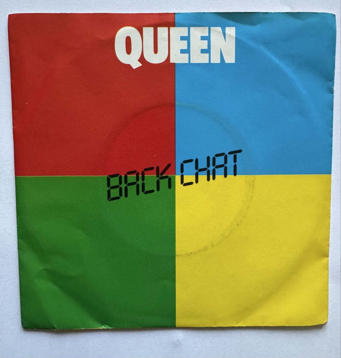 Vinyles: Queen. Back Chat - 7" Single- 1982 – D'occasion à Rorbas par BlackstarRecords