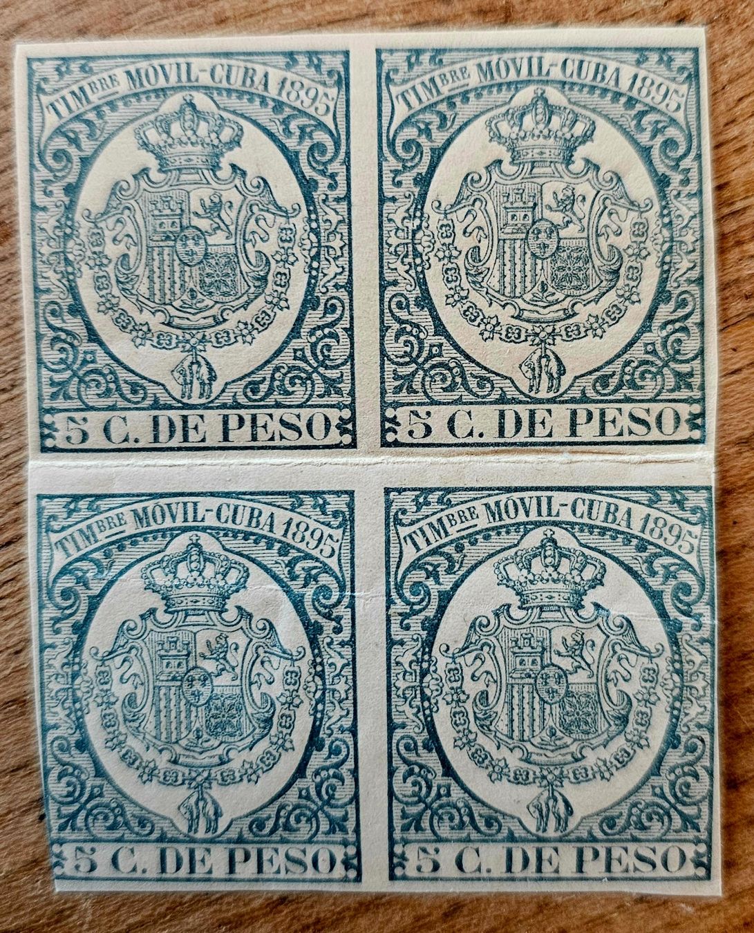 Alle Briefmarken: CUBA timbres fiscaux, 1895 – Gebraucht aus Les Valettes von Nuba1