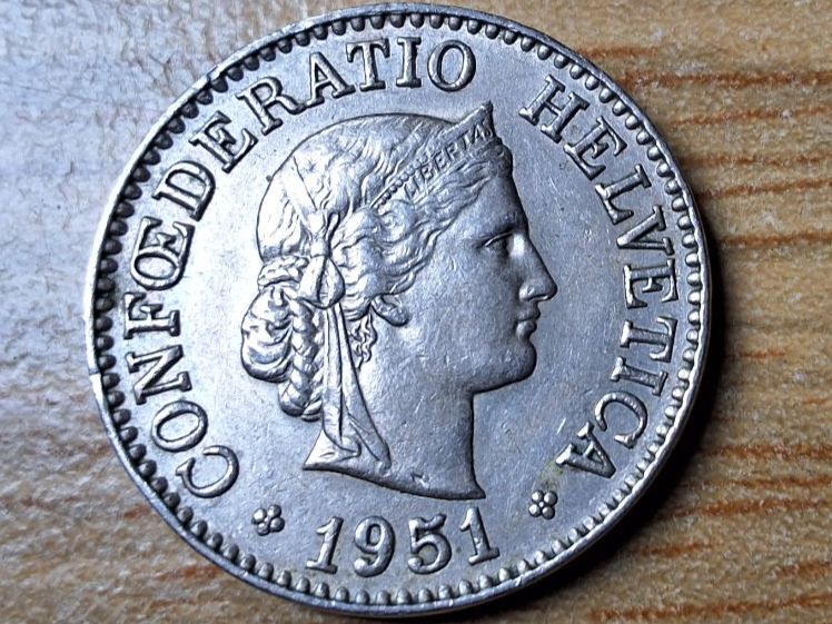 Tutti le monete: 10 Rappen 1951 - vorzüglich! – Usato da Münchenstein venduto da purbach1 6