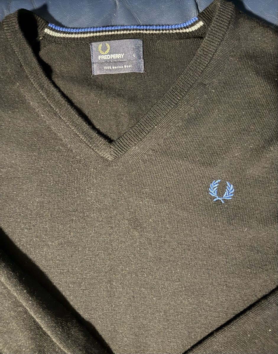 Fred Perry Maglioni & Felpe: Fred Perry Pullover dünn Merino Wolle – Usato da Birsfelden venduto da Soulseeker 1