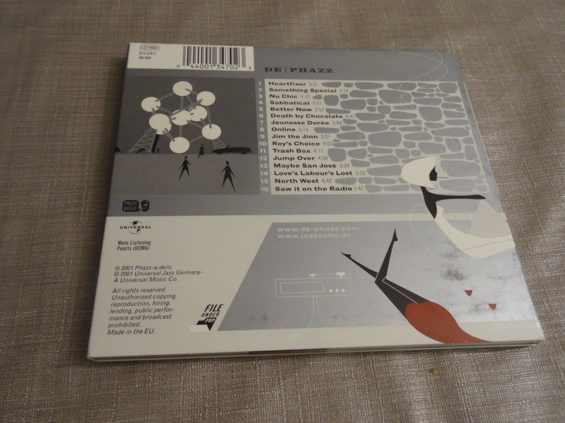 CDs: De Phazz - Death by Chocolate CD - – D'occasion à Olten par Disc-Ausverkauf 1