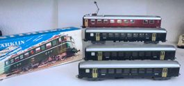 Märklin SBB PERSONEN WAGEN BELEUCHTET KOMPOSITION MIT Ae6/6