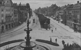 La Chaux-de-Fonds // 1919 Tram Rue Léopold Robert