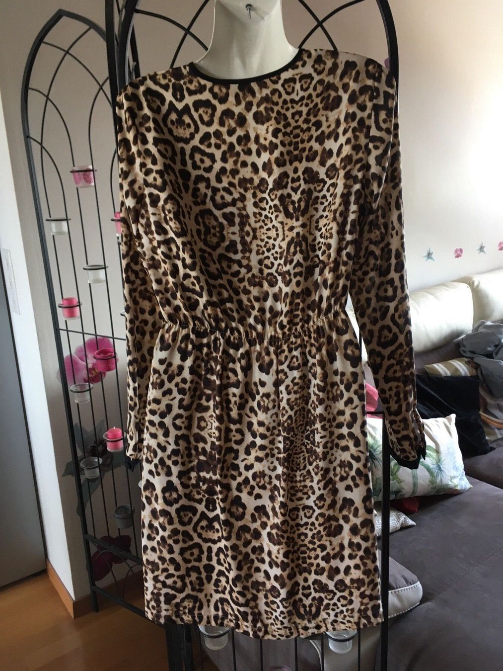 Vestiti: Robe chemise léopard dune by dune T1 effet satin – Usato da Genève venduto da Libellule477 2