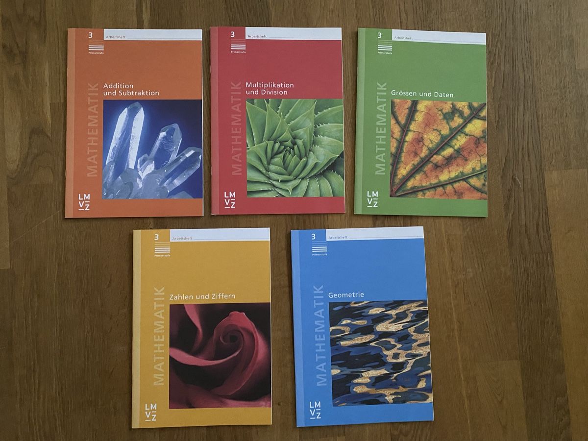Livres: LMVZ Mathematik 3 Primarstufe Arbeitshefte – Neuf (Voir description) à Uster par muse70