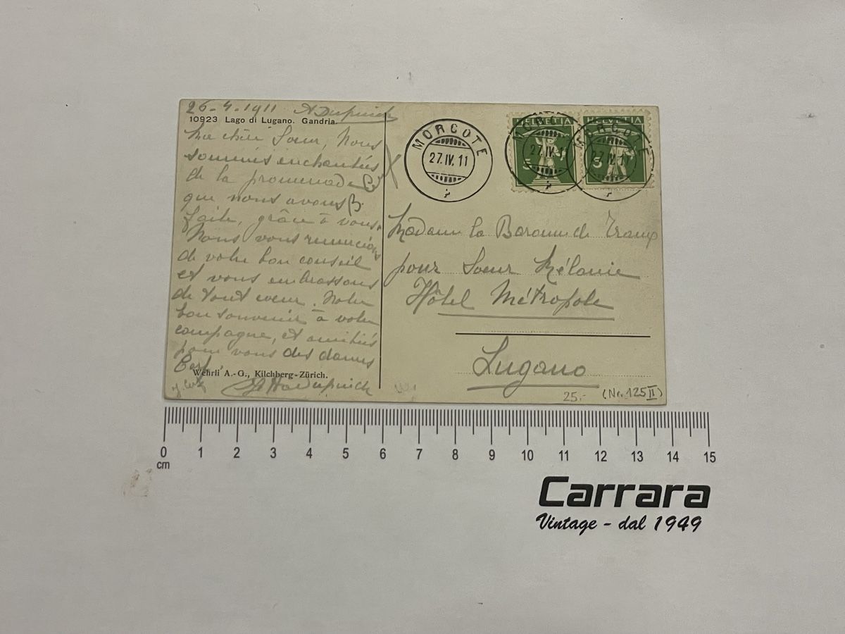 Cartoline postali: Postkarten Ticino Gandria Lugano – Usato da Chiasso venduto da Carrara-Modellismo 1