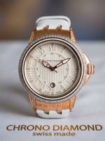 Chrono Diamond Luxus Uhr (Quarz)