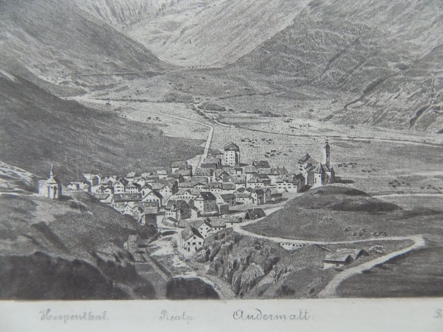 Incisioni: Furkapass von Andermatt aus – Usato da Risch venduto da Rischli15 5