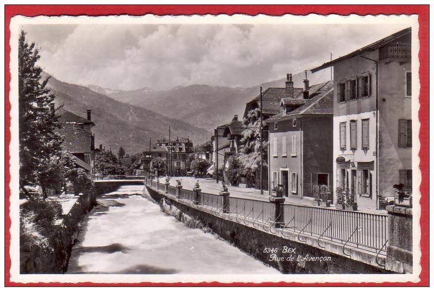 Cartoline postali: BEX RUE DE L'AVENCON – Usato da Grüningen venduto da Kartenlaube