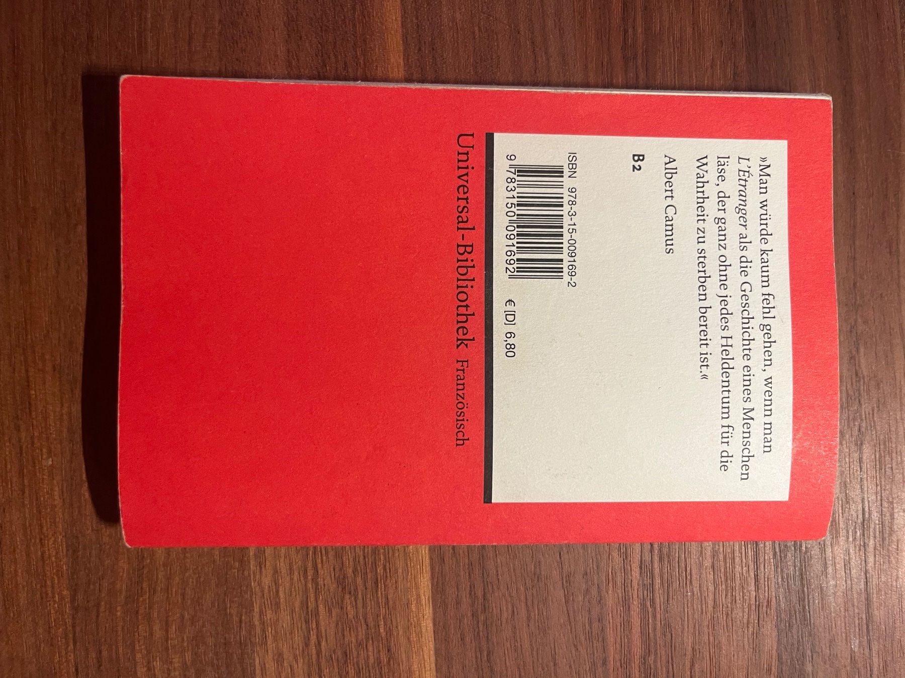 Bücher: L'étranger - Albert Camus – Gebraucht aus Laupen BE von lee_ym6v 1