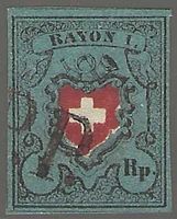 Rayon 15 II,f, Typ 39 Attest Hermann