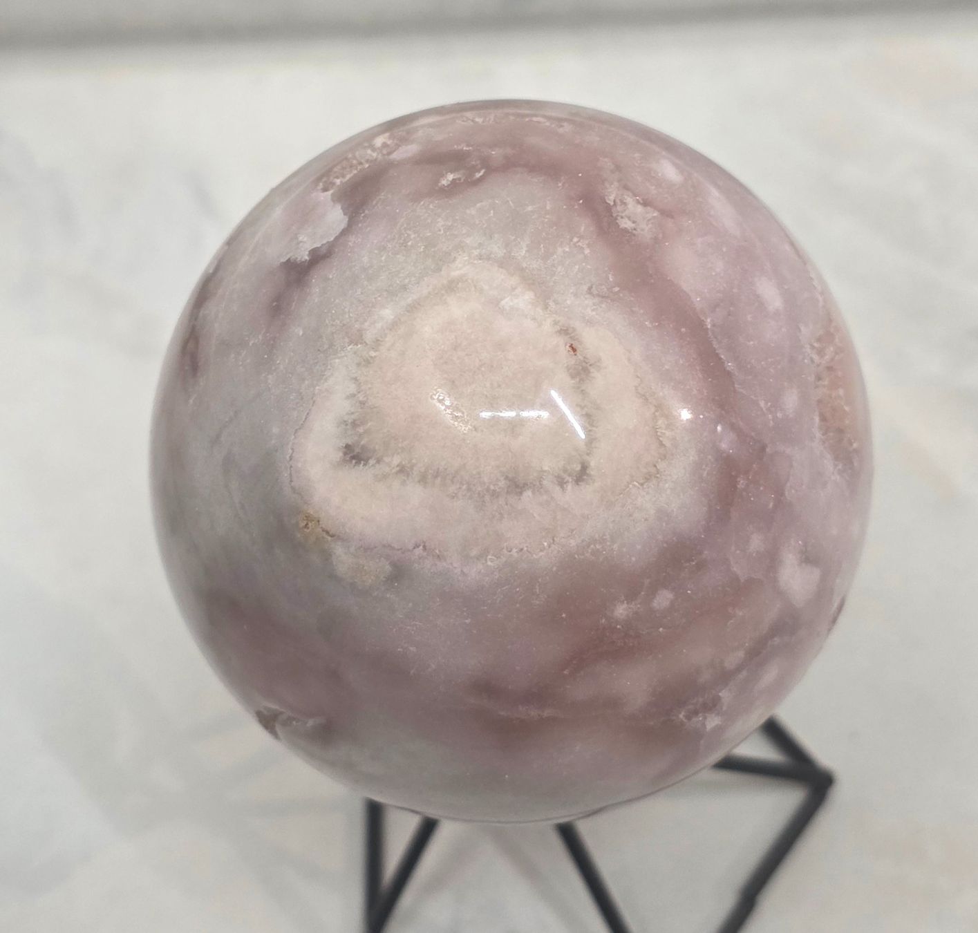 Minerali & Pietre curative: Pink Amethyst Kugel 66mm 385g – Nuovo e nell'imballaggio originale da Matzingen venduto da Shay_Crystalz 1